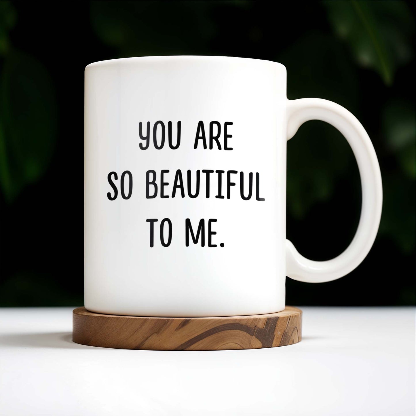 I Want to Grow Old with You, Beautiful Couple Design - Personalized Custom Coffee Mug - CPL172_MG