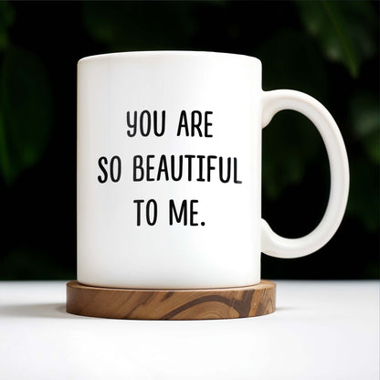 I Want to Grow Old with You, Beautiful Couple Design - Personalized Custom Coffee Mug - CPL172_MG