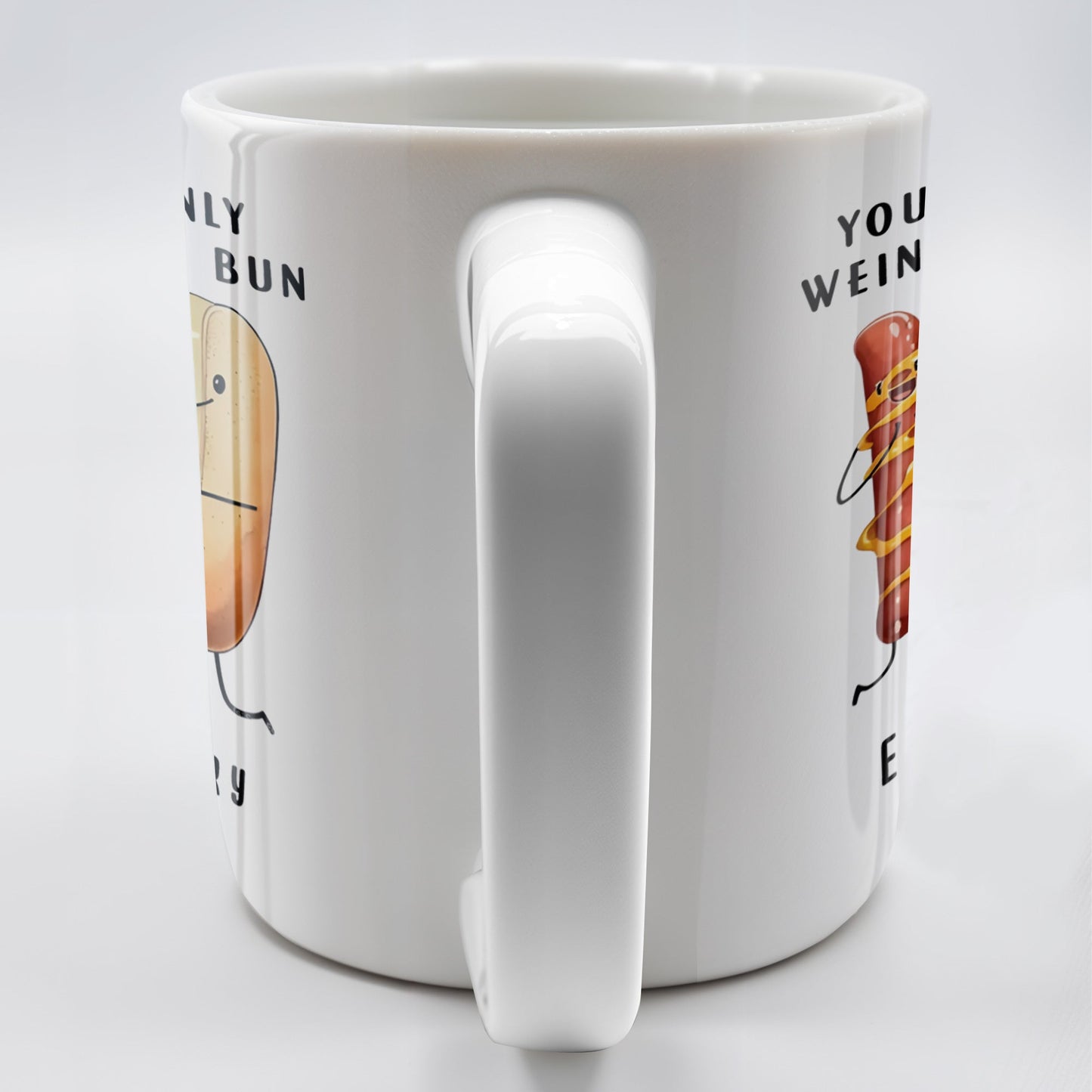 You're The Only Weiner For My Bun Hot Dog Design - Personalized Custom Coffee Mug - CPL174_MG