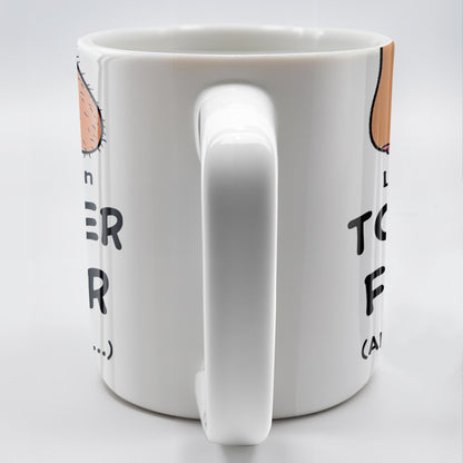 Together Forever Customizable Mug With Cute Feet Design - Personalized Custom Coffee Mug - CPL190_MG