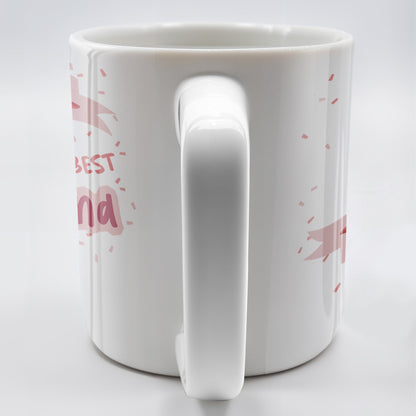 World's Best Girlfriend Romantic Couple Design - Personalized Custom Coffee Mug - CPL218_MG