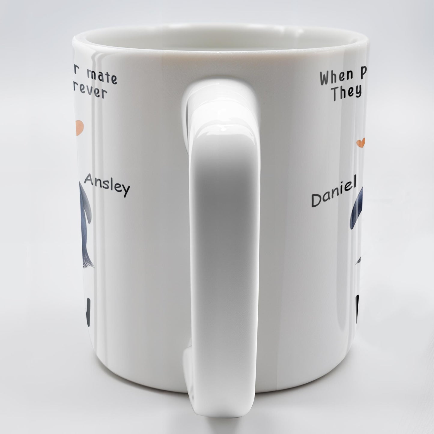 When Penguins Find Their Mate, They Stay Together Forever - Personalized Custom Coffee Mug - CPL225_MG
