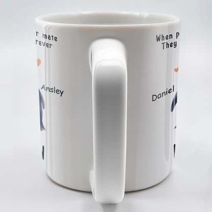 When Penguins Find Their Mate, They Stay Together Forever - Personalized Custom Coffee Mug - CPL225_MG