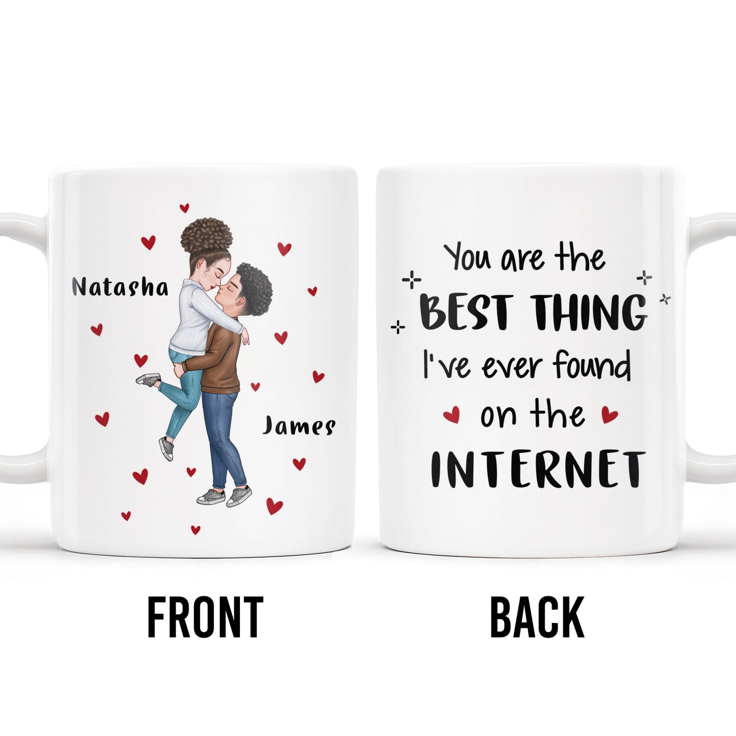 Best Thing Found On The Internet Couple Mug - Personalized Custom Coffee Mug - CPL252_MG