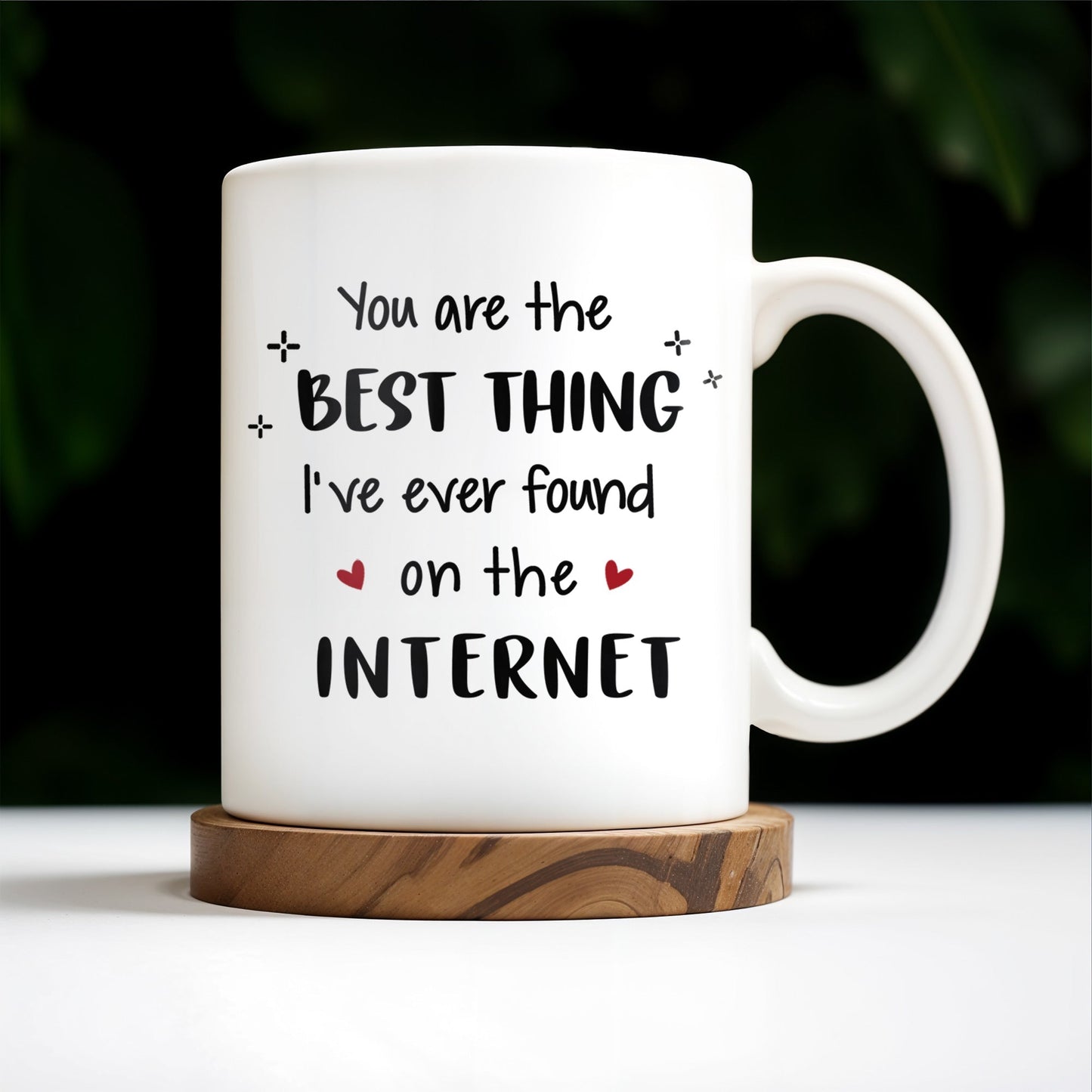 Best Thing Found On The Internet Couple Mug - Personalized Custom Coffee Mug - CPL252_MG