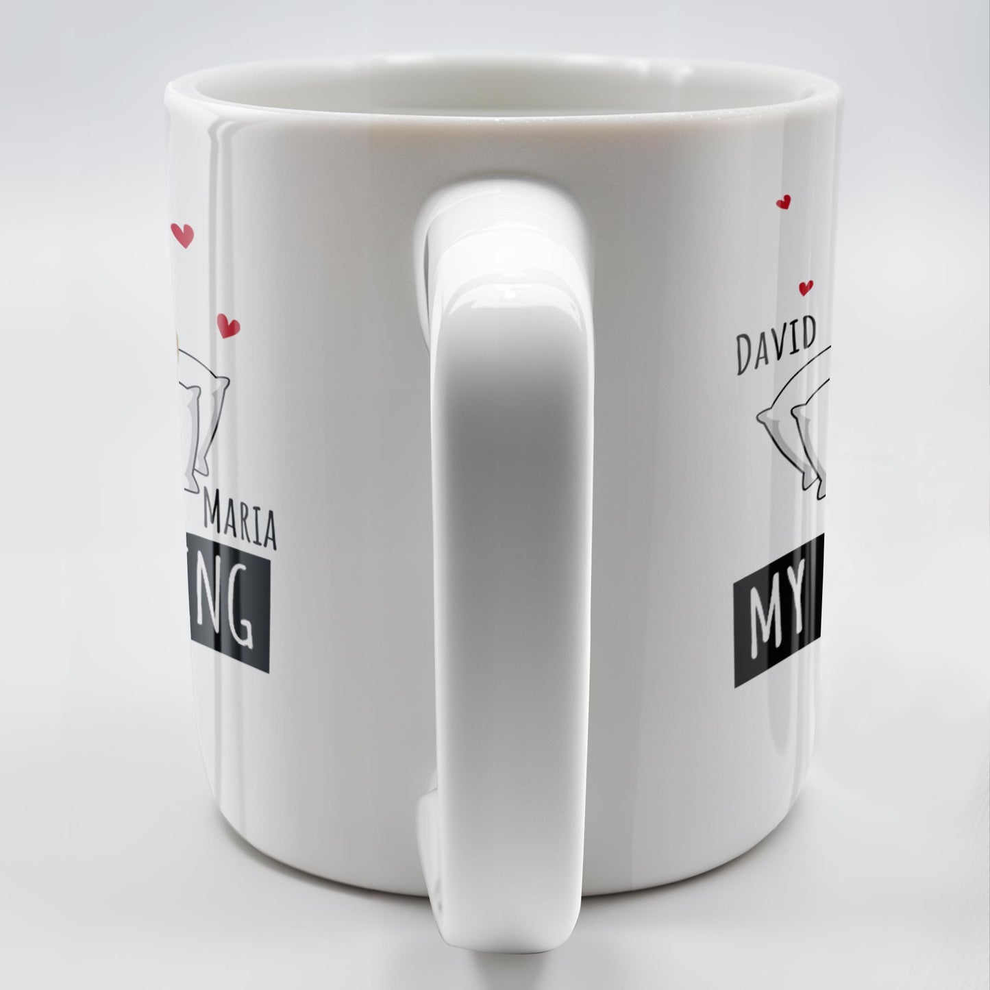 My Favorite Thing Romantic Cartoon Couple Mug - Personalized Custom Coffee Mug - CPL257_MG