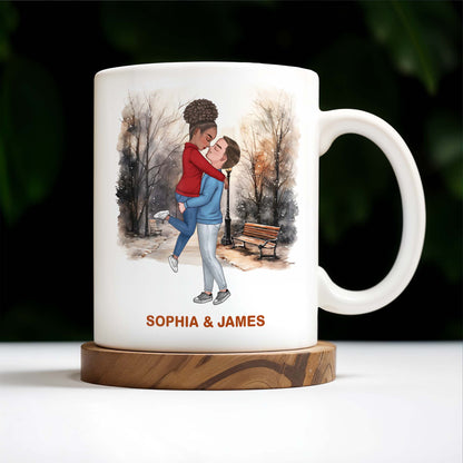 To My Boyfriend Soulmate And Companion Love Message - Personalized Custom Coffee Mug - CPL269_MG