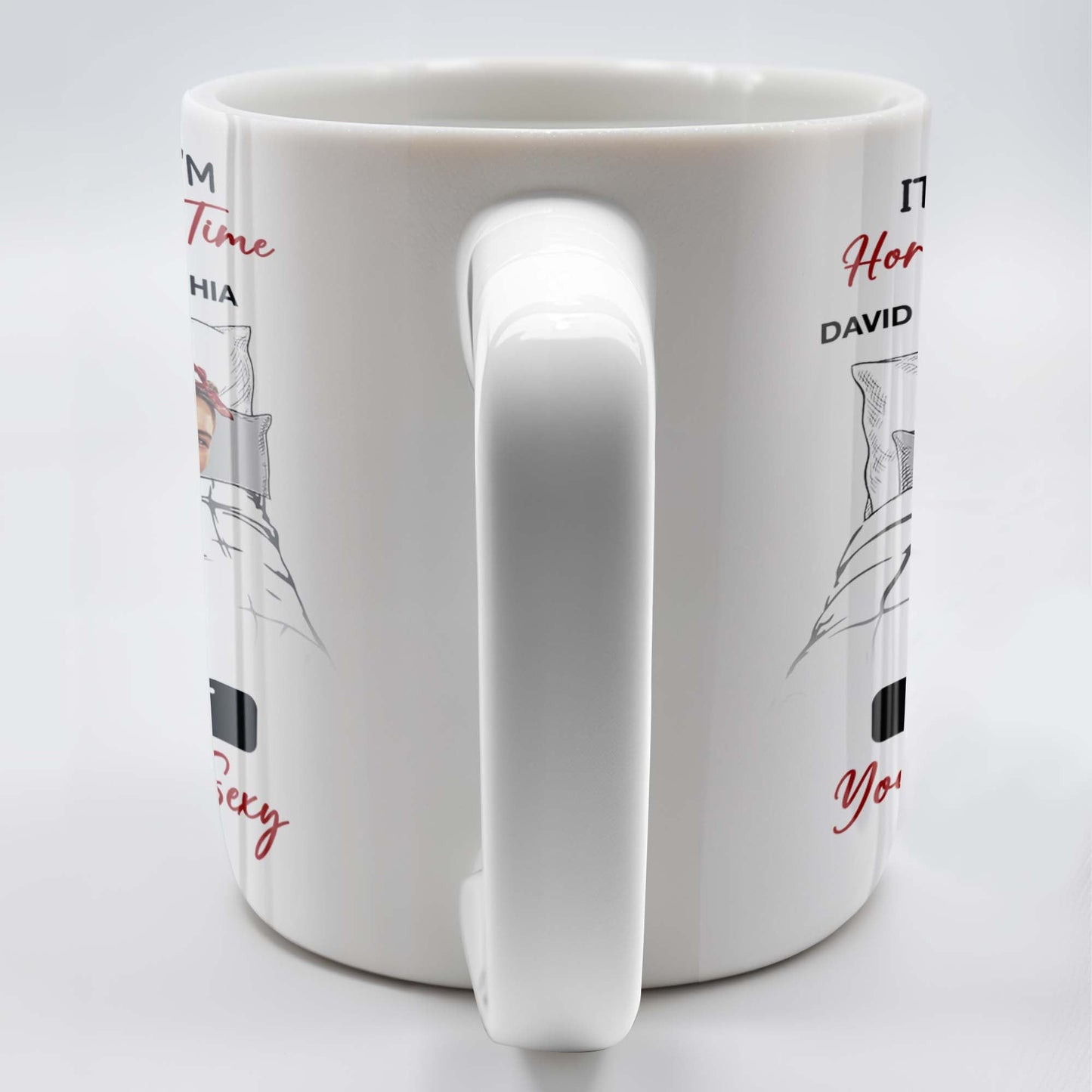 Romantic Couple in Red You're Always Sexy Quote - Personalized Custom Coffee Mug - CPL277_MG