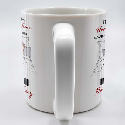 Romantic Couple in Red You're Always Sexy Quote - Personalized Custom Coffee Mug - CPL277_MG