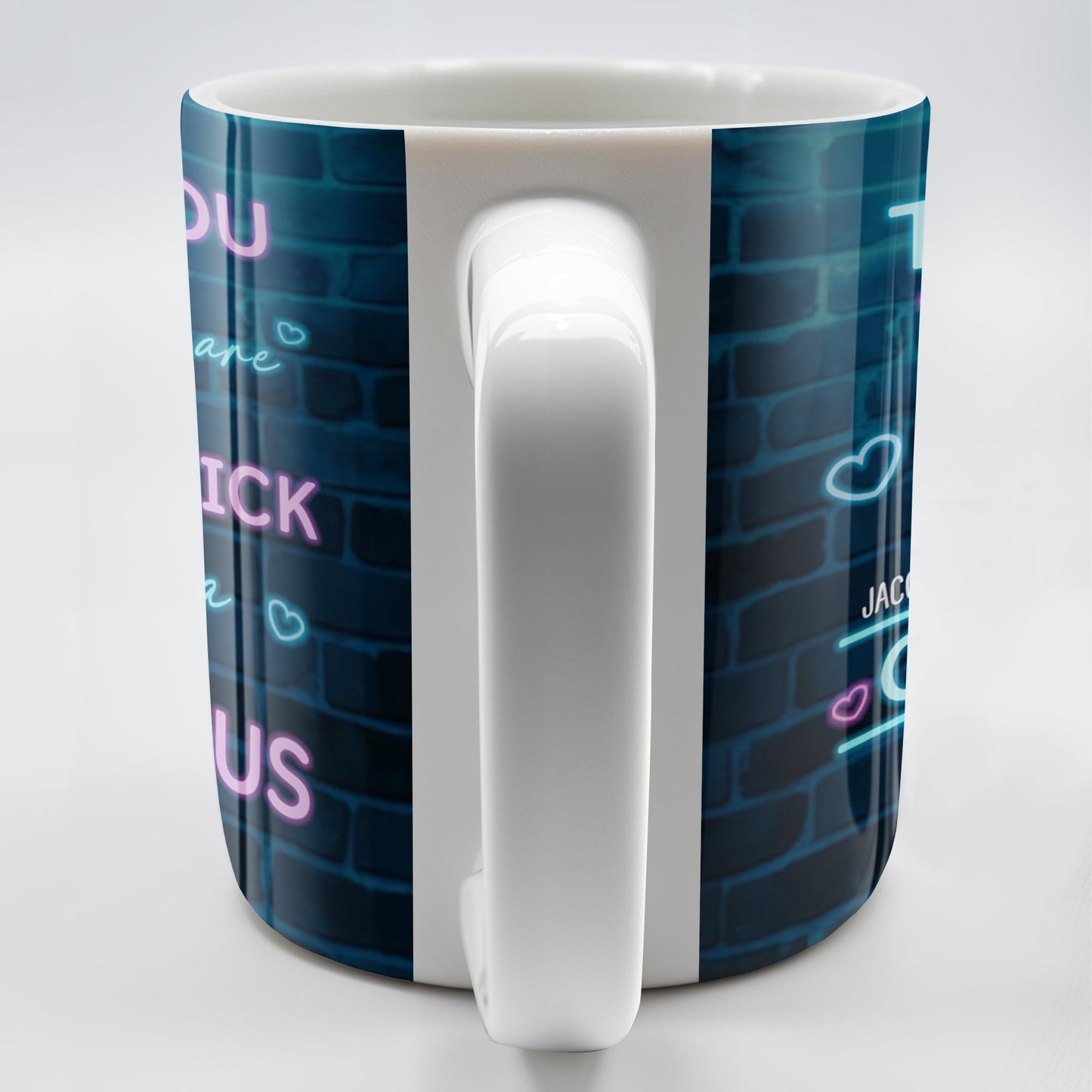 Thanks For All The Pleasures, Your Lovin' Is A Huge Bonus - Personalized Custom Coffee Mug - CPL284_MG