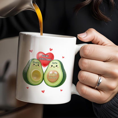 Celebrate New Beginnings With Family Expecting Mug - Personalized Custom Coffee Mug - CPL315_MG