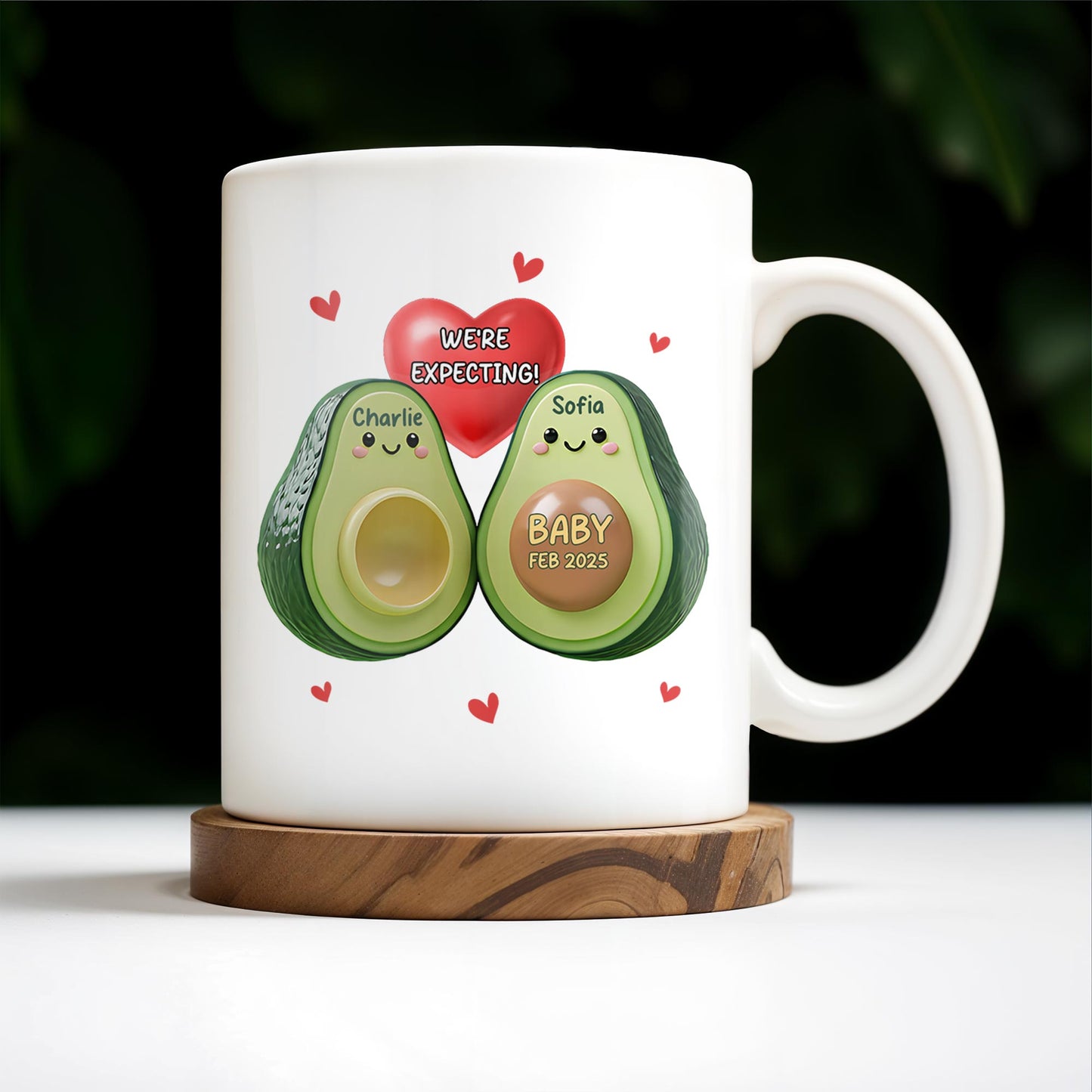 Celebrate New Beginnings With Family Expecting Mug - Personalized Custom Coffee Mug - CPL315_MG