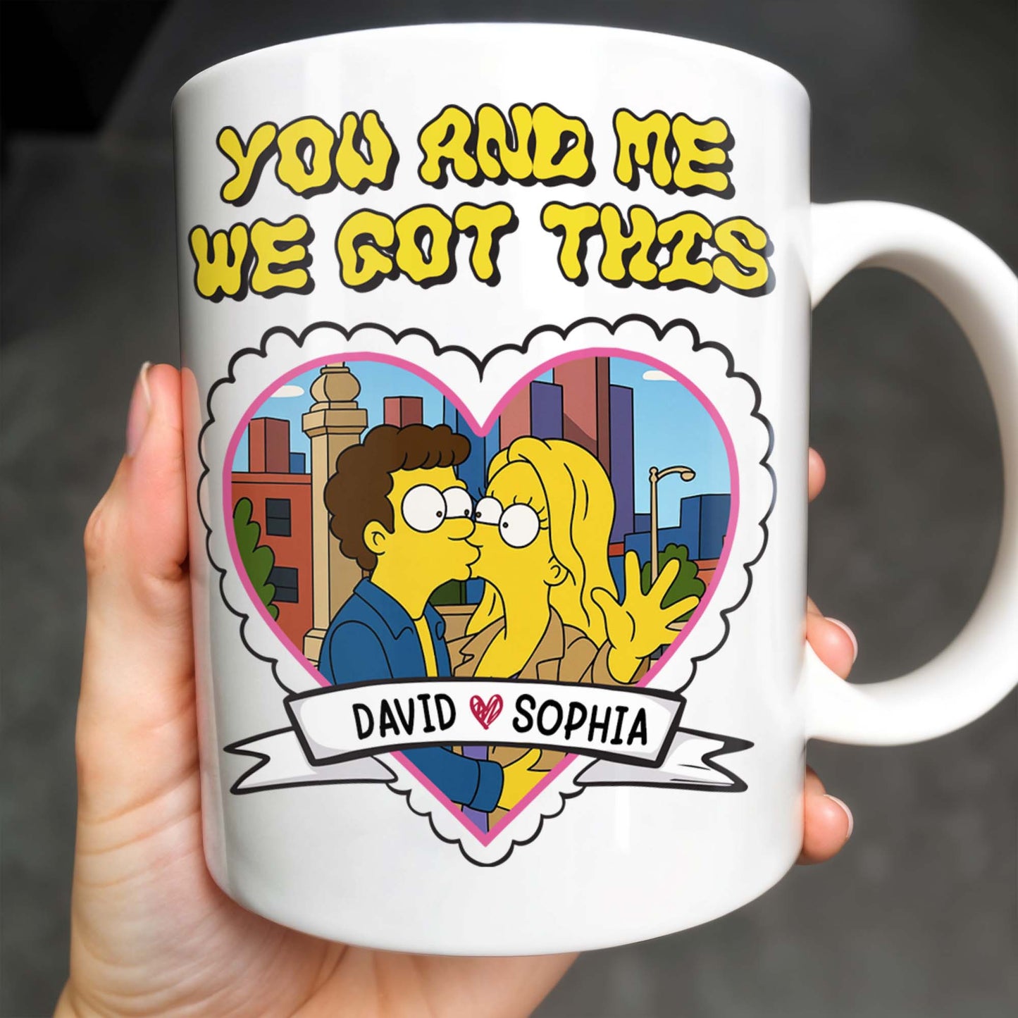 You And Me We Got This, Couple In Heart - Personalized Custom Coffee Mug - CPL387_MG