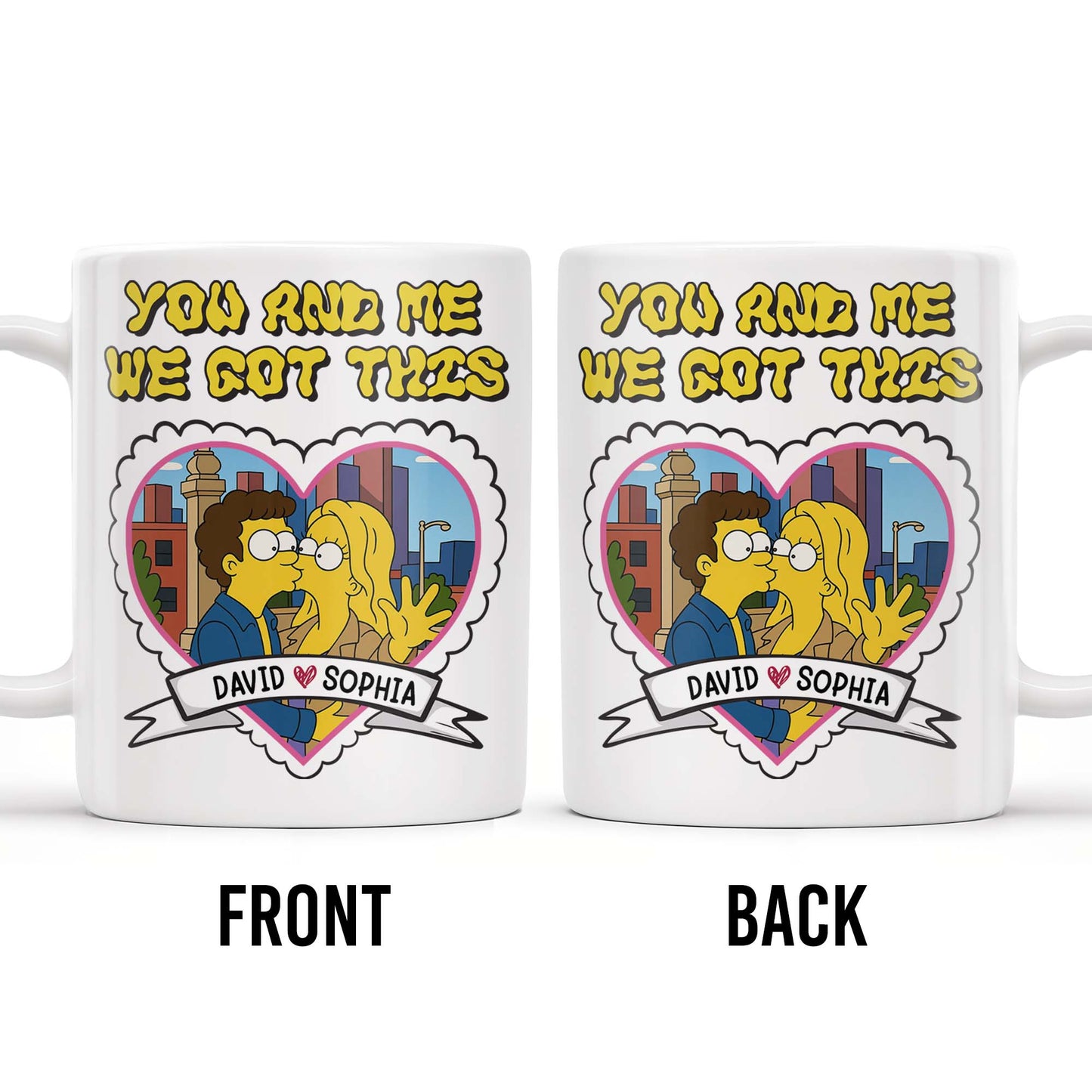 You And Me We Got This, Couple In Heart - Personalized Custom Coffee Mug - CPL387_MG