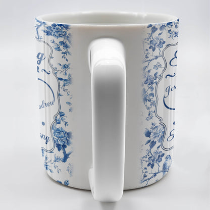 Annoying Each Other Since, Flowers and Birds Design - Personalized Custom Coffee Mug - CPL412_MG