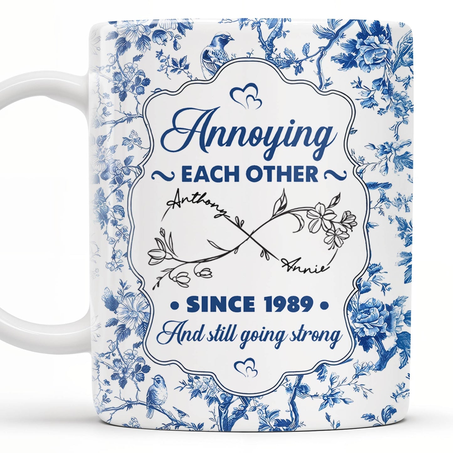 Annoying Each Other Since And Still Going Strong - Personalized Custom Coffee Mug - CPL415_MG