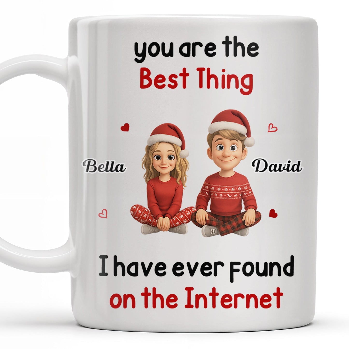 You Are The Best Thing I Have Ever Found, Cartoon Couple - Personalized Custom Coffee Mug - CPL789_MG