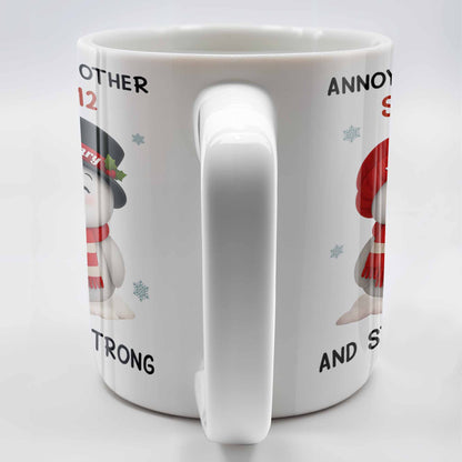 Annoying Each Other Since, Snowmen Design - Personalized Custom Coffee Mug - CPL795_MG