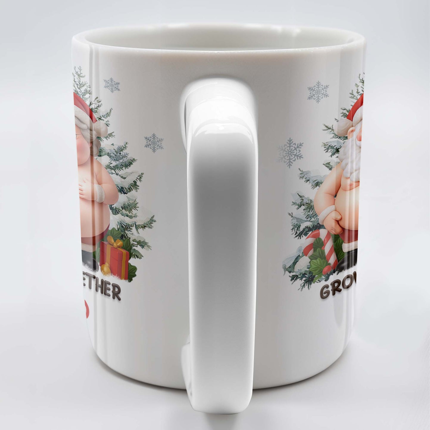 Growing Old Together Santa Claus Christmas Design - Personalized Custom Coffee Mug - CPL798_MG