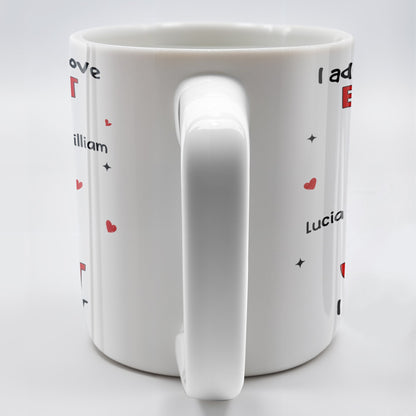 I Adore You And Love Every Part Of You Especially Your Butt - Personalized Custom Coffee Mug - CPL989_MG