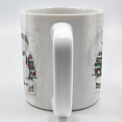 Growing Old Together Snowmen Christmas Design - Personalized Custom Coffee Mug - CPL997_MG