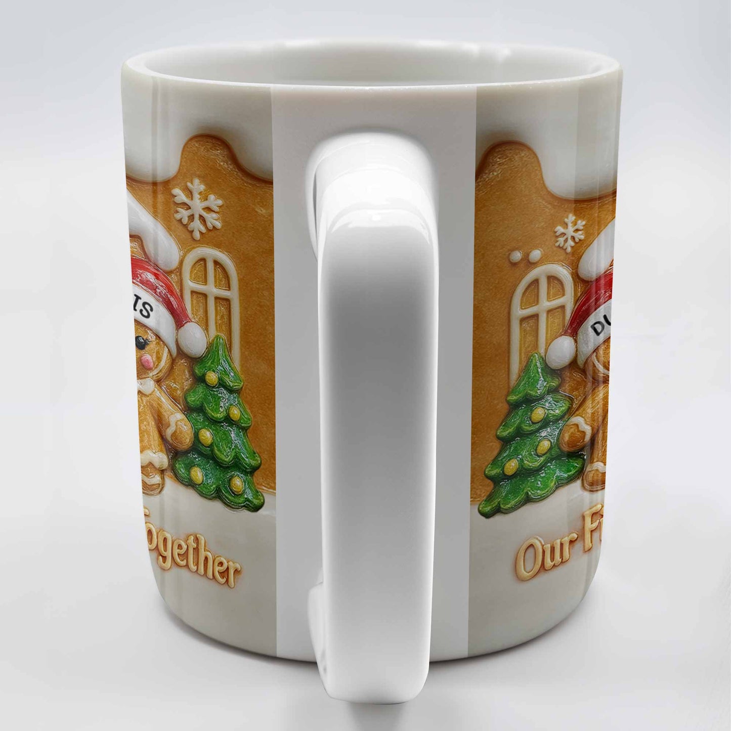 Our First Christmas Together Gingerbread Couple - Personalized Custom Coffee Mug - CPL998_MG