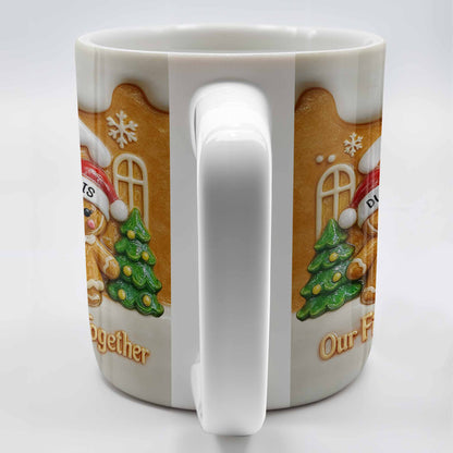 Our First Christmas Together Gingerbread Couple - Personalized Custom Coffee Mug - CPL998_MG