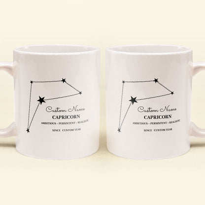 Capricorn Mug - Personalized Mug - Birthday Gift For Friends And Family