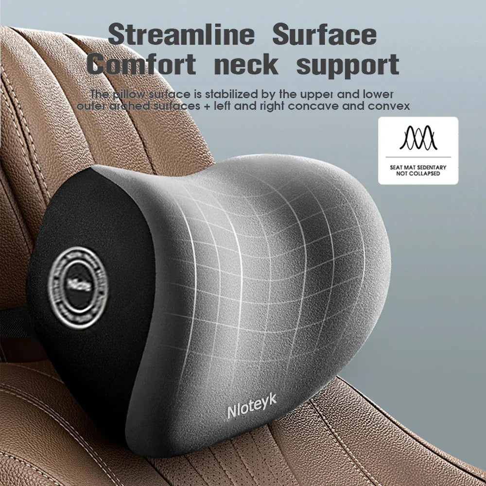 Car Lumbar Support Back Cushion And Neck Pillow