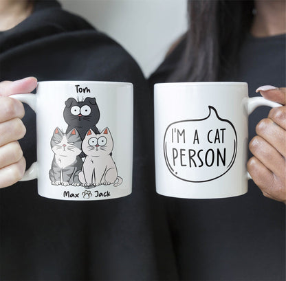 Cat Person - Personalized Mug
