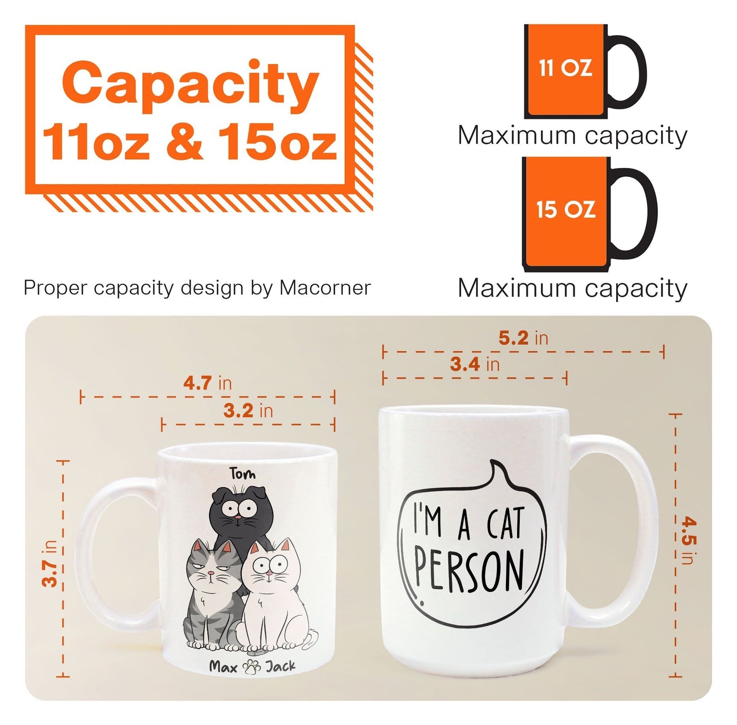 Cat Person - Personalized Mug