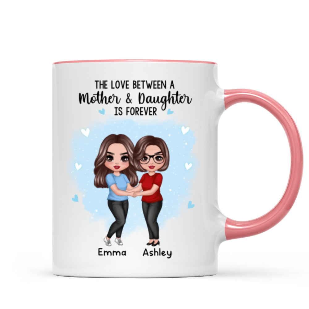 Doll Mother Daughters Hugging Like Mother Like Daughter Personalized Mug