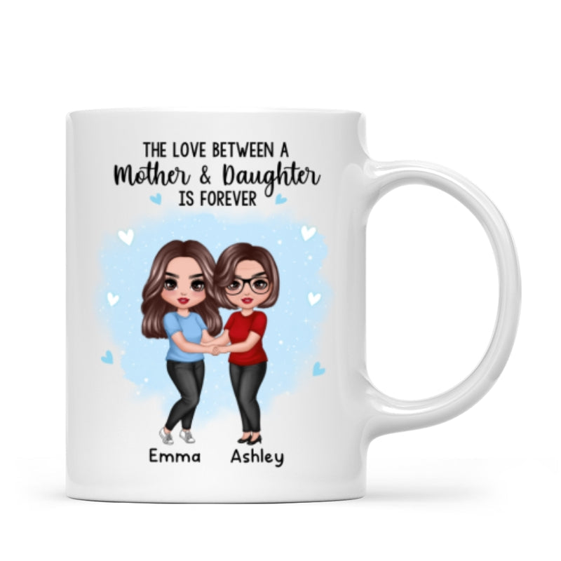 Doll Mother Daughters Hugging Like Mother Like Daughter Personalized Mug