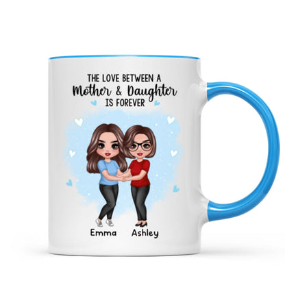 Doll Mother Daughters Hugging Like Mother Like Daughter Personalized Mug
