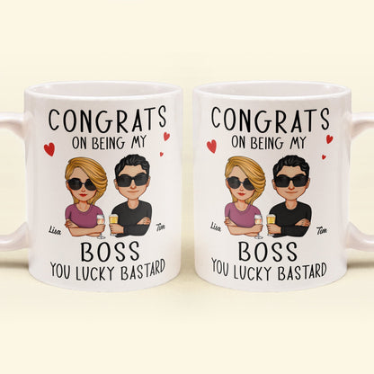 Congrats On Being My Boss - Personalized Mug