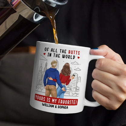 Couple Yours Is My Favorite - Personalized Mug