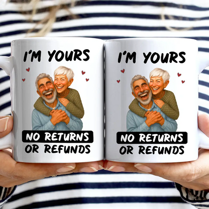 Custom Photo Caricature Funny Couple You Are The Best Thing - Personalized Mug