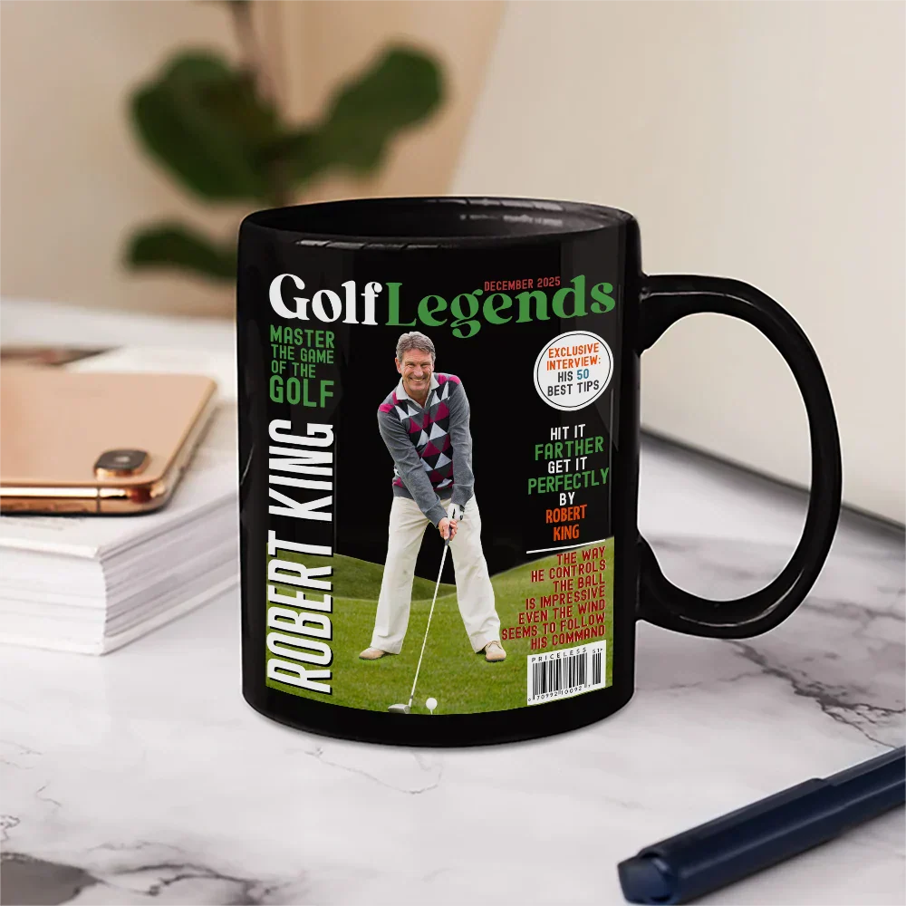 Custom Photo Magazine GolfLegends - Personalized Mug