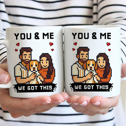 Custom Photo Pixel Art Effect Found On The Internet - Personalized Mug