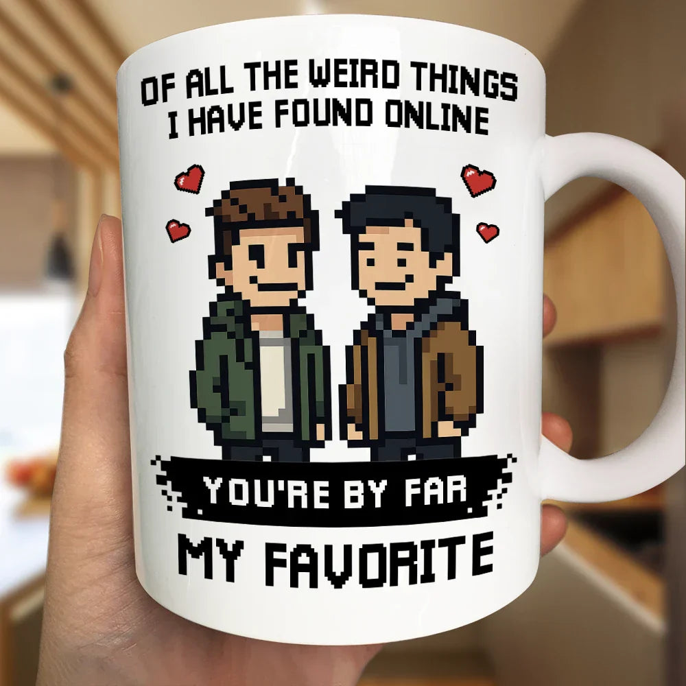 Custom Photo Pixel Art Effect Found On The Internet - Personalized Mug