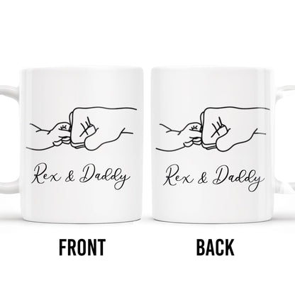 A Pet's Touch, Forever In Our Hearts Mug - Personalized Custom Coffee Mug - DAD021_MG