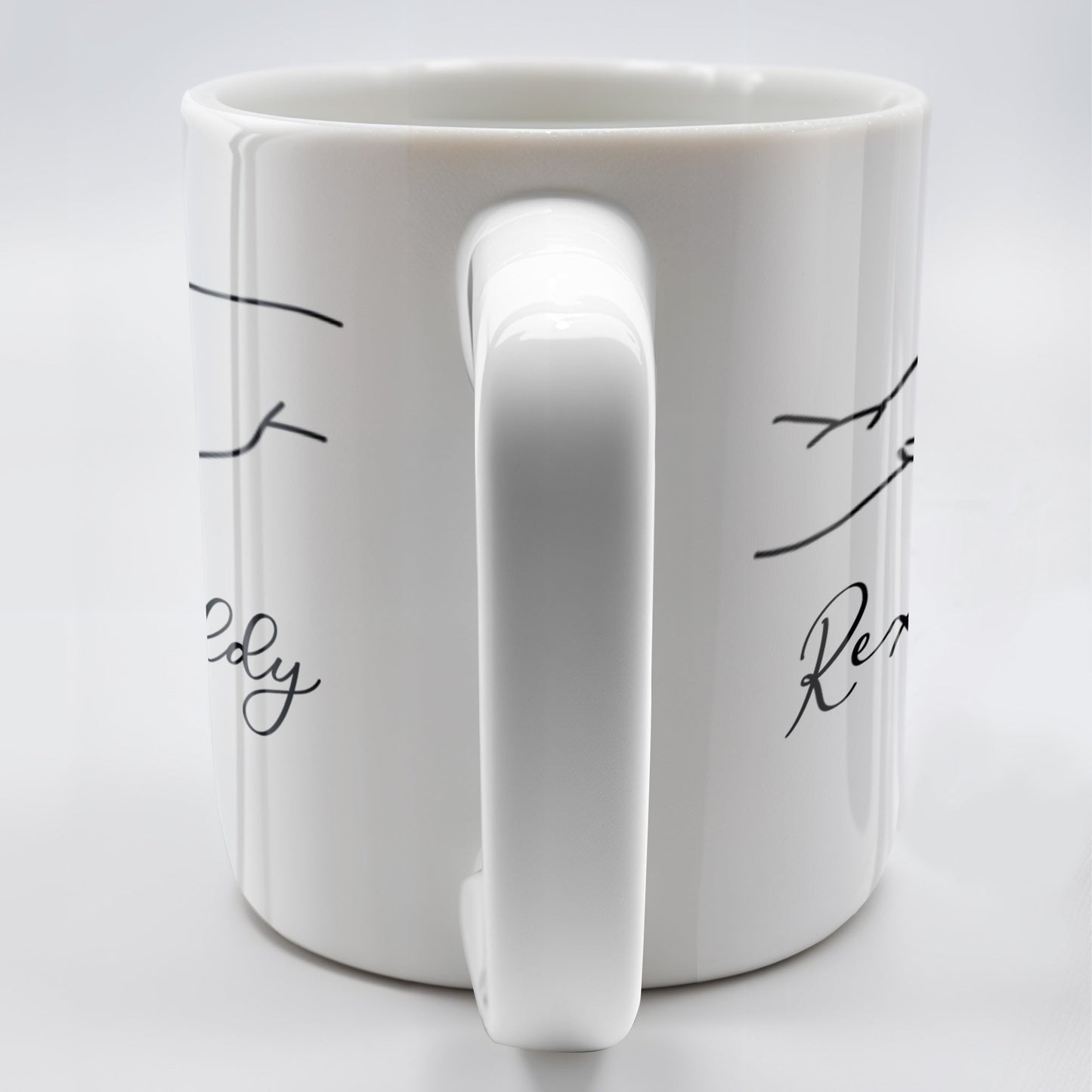 A Pet's Touch, Forever In Our Hearts Mug - Personalized Custom Coffee Mug - DAD021_MG