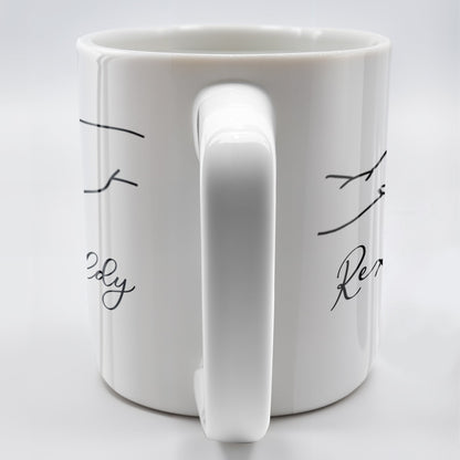 A Pet's Touch, Forever In Our Hearts Mug - Personalized Custom Coffee Mug - DAD021_MG