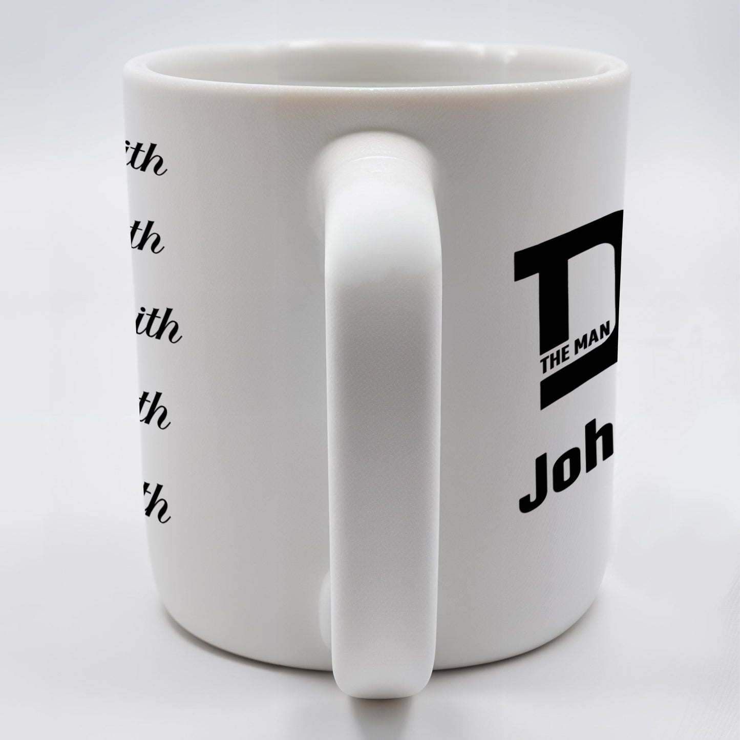 Dad The Man The Myth The Legend Custom Mug - Personalized Custom Coffee Mug - DAD024_MG