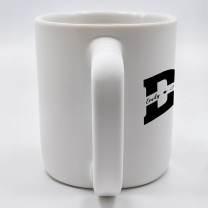 Dad The Man, The Legend, The Heart Of Our Family Mug - Personalized Custom Coffee Mug - DAD025_MG