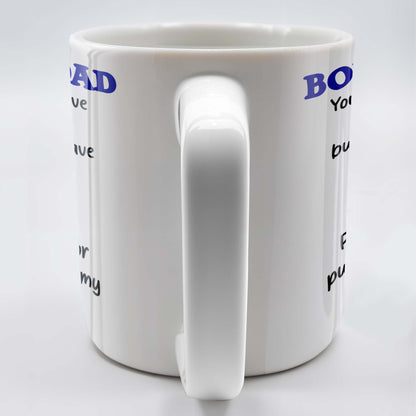 Bonus Dad Thanks For Making Life Better - Personalized Custom Coffee Mug - DAD028_MG