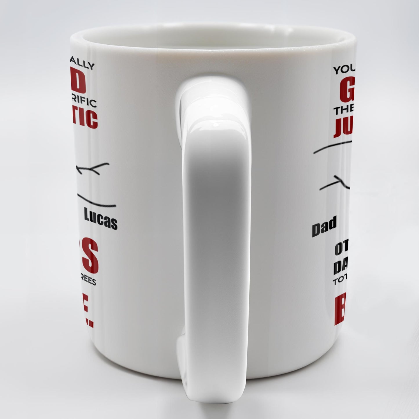 You Are A Really, Really Great Dad, Fist Bump - Personalized Custom Coffee Mug - DAD068_MG