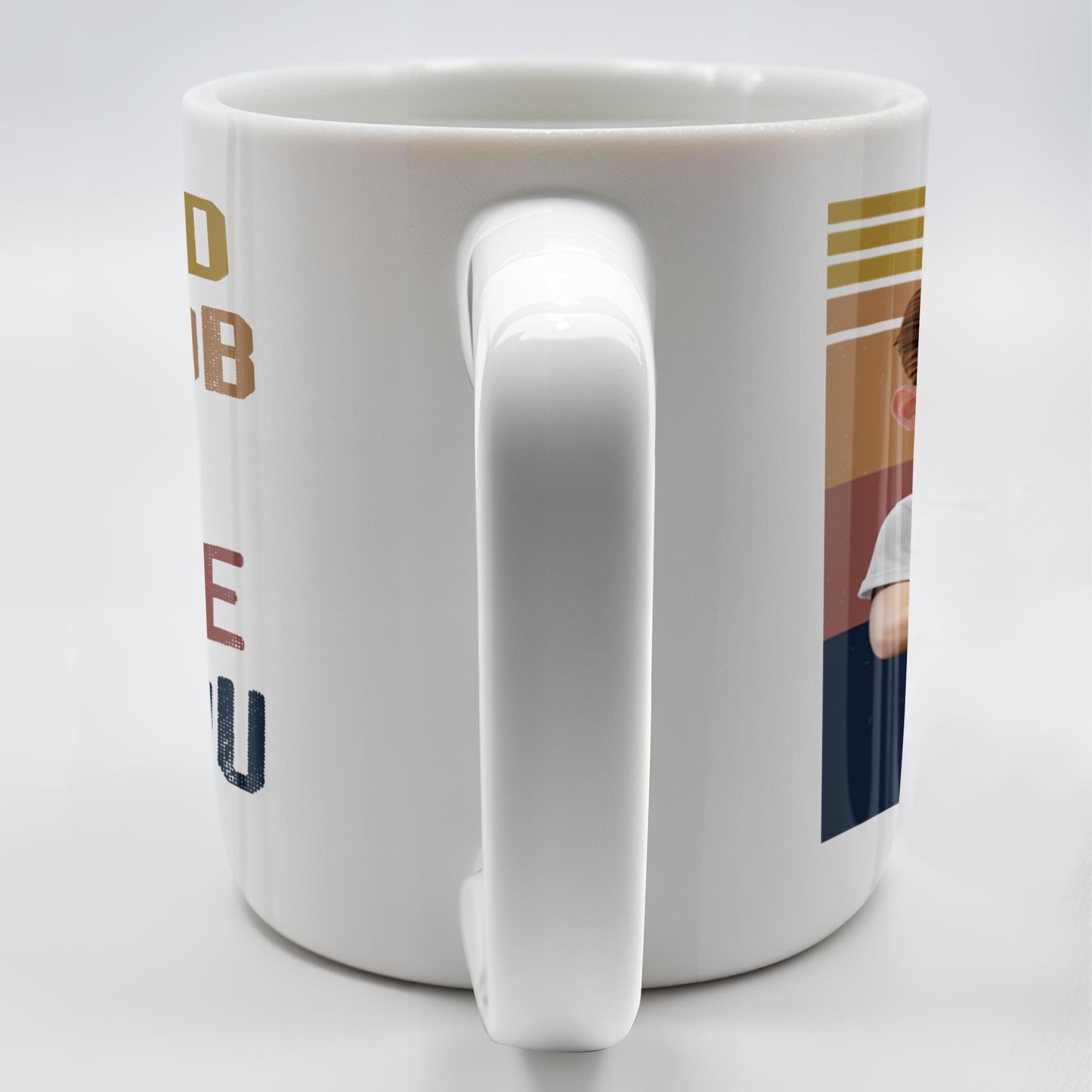 Dear Dad Great Job I Am Awesome Thank You, Father And Daughter - Personalized Custom Coffee Mug - DAD081_MG