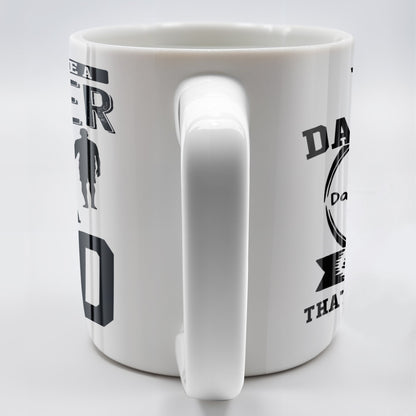 Daddy And Daughter Bond, Special Dad Silhouettes - Personalized Custom Coffee Mug - DAD138_MG