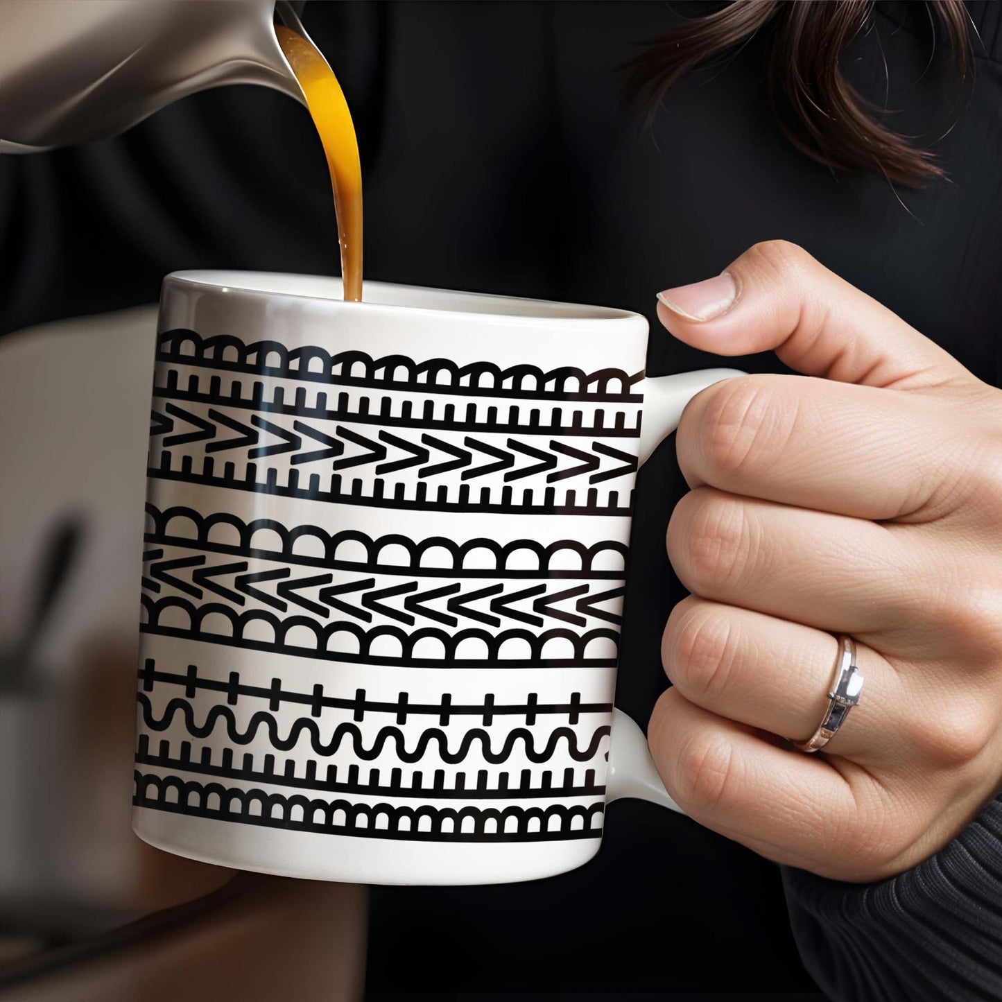 Best Dad Ever Coffee Mug Design - Personalized Custom Coffee Mug - DAD213_MG